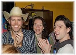 Dave, Gillian and Conor Oberst (Bright Eyes)